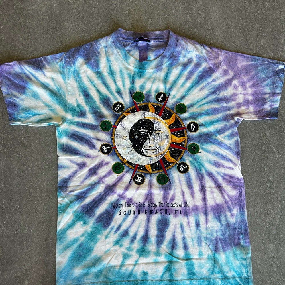 Tie-Dye Zodiac Graphic T-Shirt